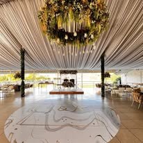 Pista de baile decorada